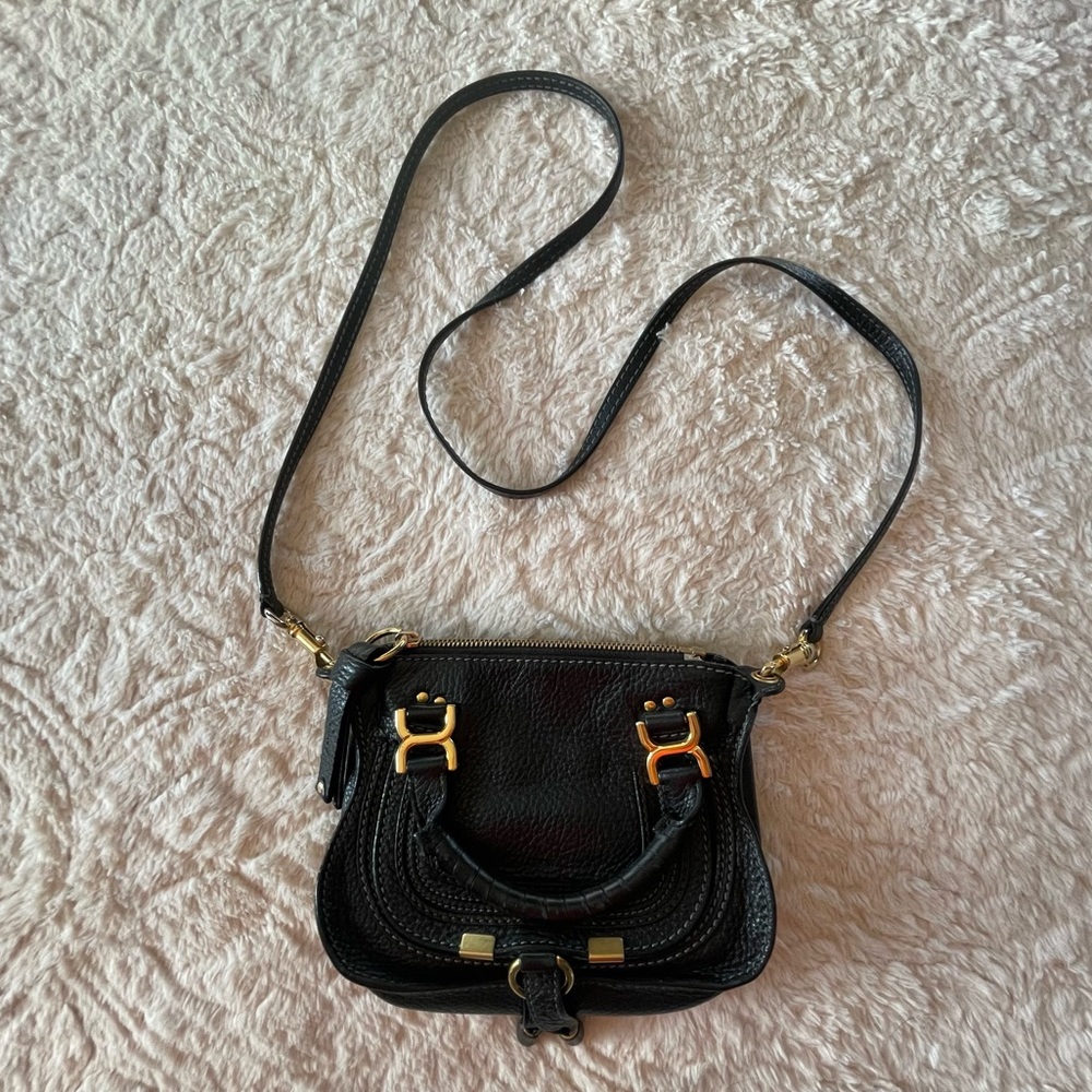 Chloe Marcie Mini Double Carry Shoulder Bag
